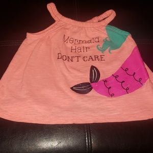 Coral tank top Mermaid